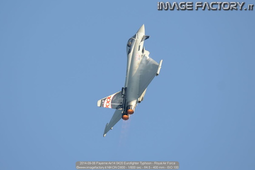 2014-09-06 Payerne Air14 0420 Eurofighter Typhoon - Royal Air Force